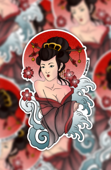 Sticker - Geisha